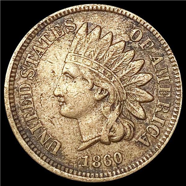 1860 Indian Head Cent LIGHTLY CIRCULATED