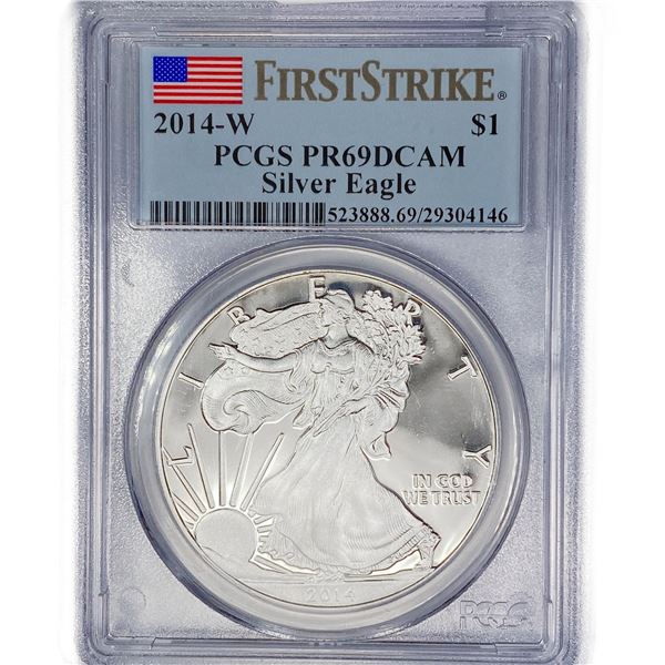 2014-W American Silver Eagle PCGS PR69 DCAM