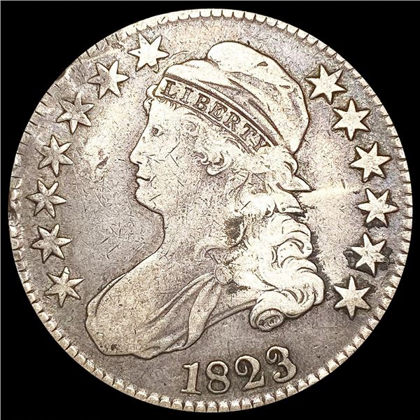 1823 Capped Bust Half Dollar NICELY CIRCULATED