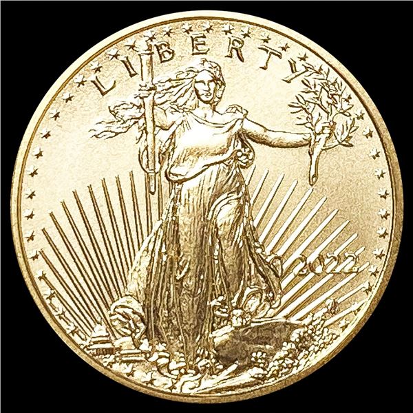 2022 1/10oz Gold $5 Eagle SUPERB GEM BU