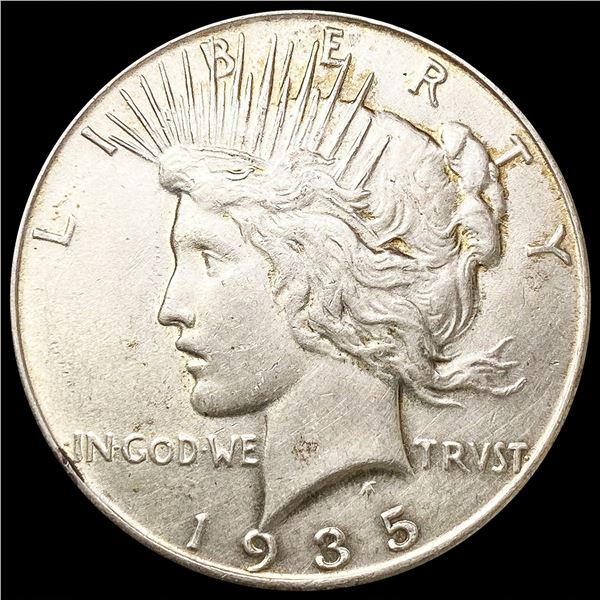 1935 Silver Peace Dollar CLOSELY UNCIRCULATED