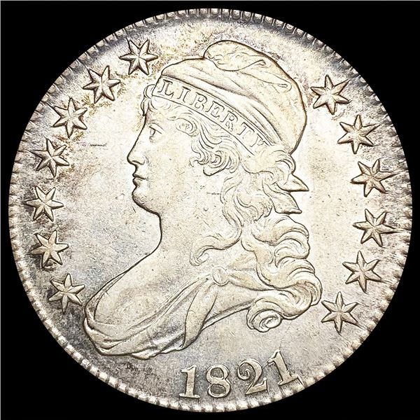 1821 Capped Bust Half Dollar CLOSELY UNCIRCULATED