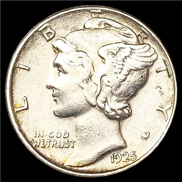 1925-S Mercury Dime CLOSELY UNCIRCULATED