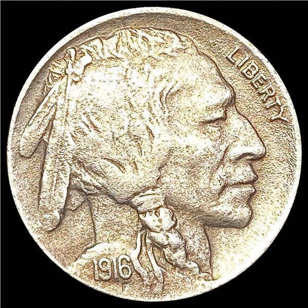 1916-D Buffalo Nickel ABOUT UNCIRCULATED