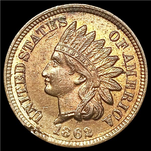 1862 Indian Head Cent CLOSELY UNCIRCULATED