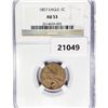 Image 1 : 1857 Flying Eagle Cent NGC AU53