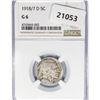 Image 1 : 1918/7-D Buffalo Nickel NGC G6