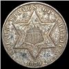Image 1 : 1859 Silver Three Cent NEARLY UNCIRCULATED