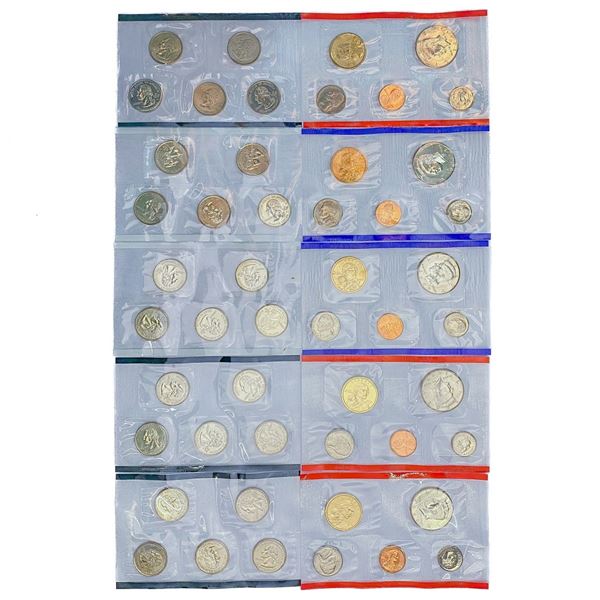 2000-2001 US Coin Sets (50 Coins) UNC