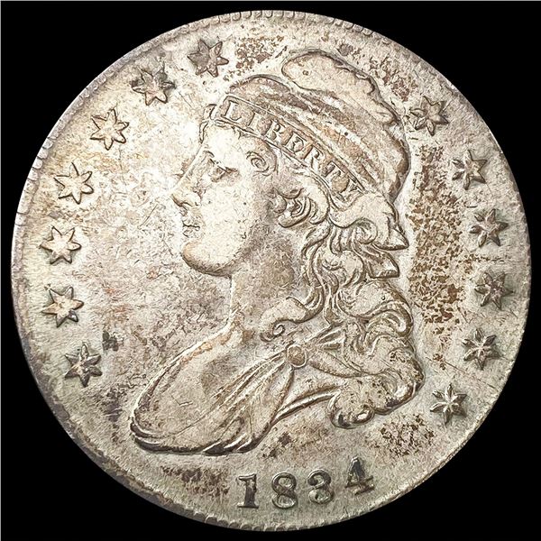 1834 Capped Bust Half Dollar NICELY CIRCULATED