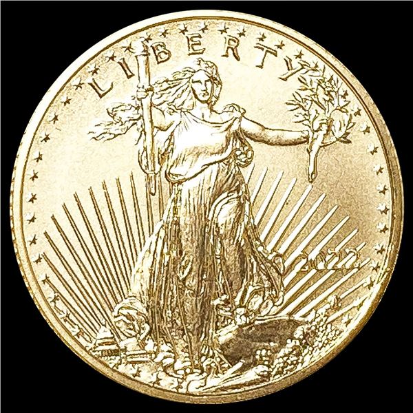 2022 1/10oz Gold $5 Eagle SUPERB GEM BU