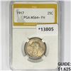 Image 1 : 1917 Standing Liberty Quarter PGA MS64+ FH