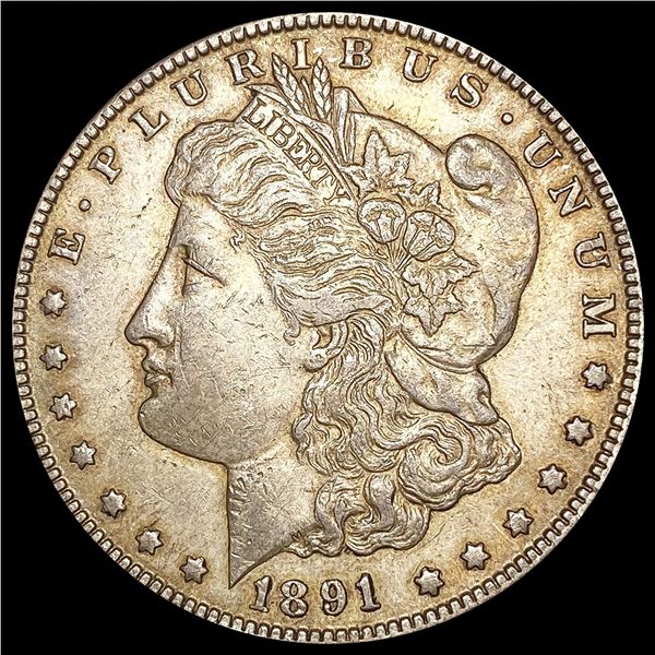 1891-CC Morgan Silver Dollar CLOSELY UNCIRCULATED