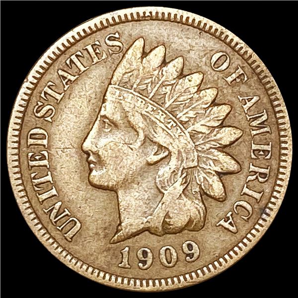 1909-S Indian Head Cent NICELY CIRCULATED