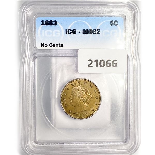 1883 Liberty Victory Nickel ICG MS62