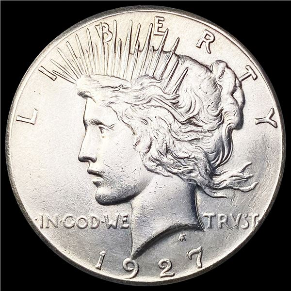 1927 Silver Peace Dollar CLOSELY UNCIRCULATED