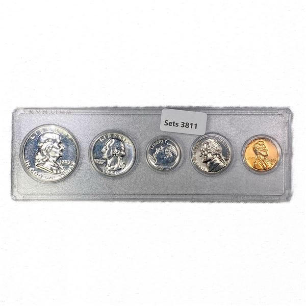 1956 US Proof Coin Set (5 Coins)