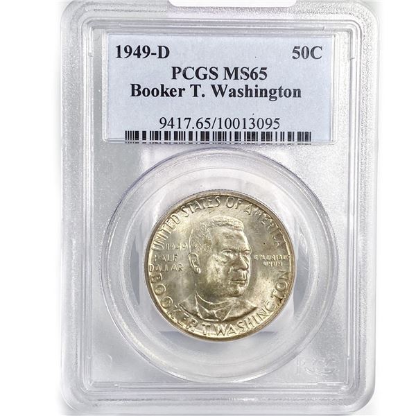 1949-D Booker T Half Dollar PCGS MS65