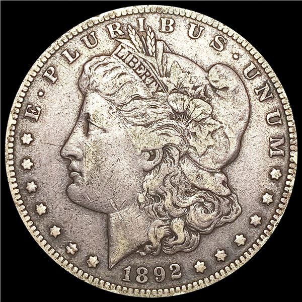 1892-S Morgan Silver Dollar LIGHTLY CIRCULATED