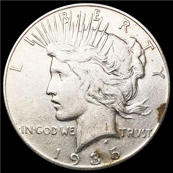 1935 Silver Peace Dollar LIGHTLY CIRCULATED