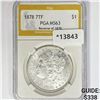 Image 1 : 1878 7TF Rev 78 Morgan Silver Dollar PGA MS63