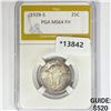 Image 1 : 1928-S Standing Liberty Quarter PGA MS64 FH