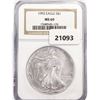 Image 1 : 1992 American Silver Eagle NGC MS69