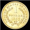 Image 2 : 1853 Rare Gold Dollar UNCIRCULATED