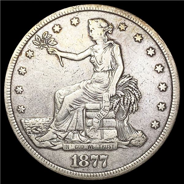 1877-S Silver Trade Dollar LIGHTLY CIRCULATED
