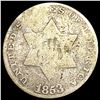 Image 1 : 1853 Silver Three Cent NICELY CIRCULATED