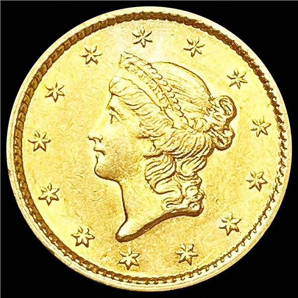 1853 Rare Gold Dollar UNCIRCULATED