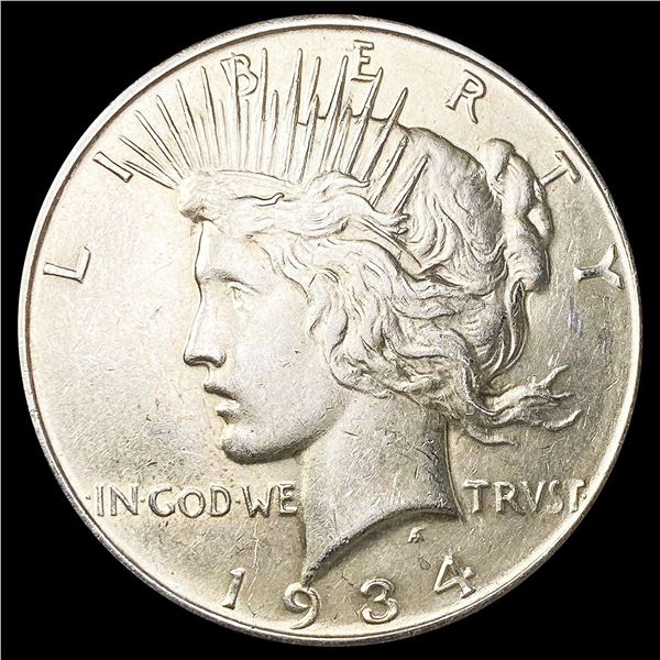 1934-D Silver Peace Dollar CLOSELY UNCIRCULATED