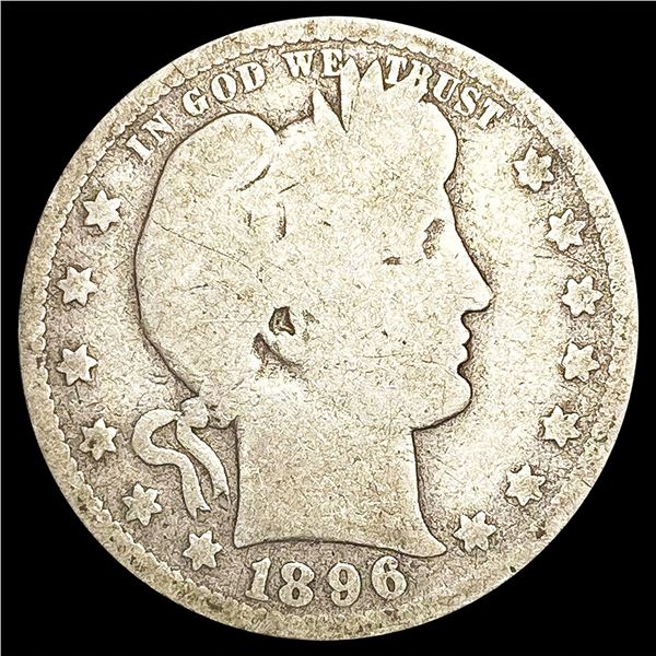 1896-O Barber Quarter NICELY CIRCULATED
