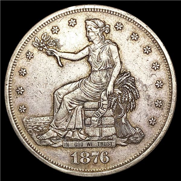 1876-S Silver Trade Dollar LIGHTLY CIRCULATED