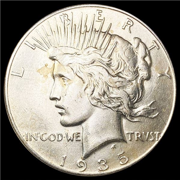 1935 Silver Peace Dollar LIGHTLY CIRCULATED