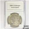 Image 1 : 1884-S Morgan Silver Dollar UNC