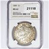 Image 1 : 1889 Morgan Silver Dollar NGC MS62