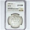 Image 1 : 1884-S Morgan Silver Dollar NGC XF45