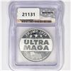 Image 2 : 2024 MAGA King Trump 1oz Silver Round ICG BU DCAM