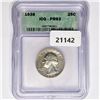 Image 1 : 1938 Washington Silver Quarter ICG PR63
