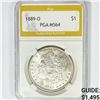 1889-O Morgan Silver Dollar PGA MS64