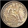 1857 Seated Liberty Half Dime CLOSELY