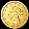1866-S $2.50 Gold Quarter Eagle NICELY CIRCULATED
