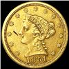 1851-O $2.50 Gold Quarter Eagle LIGHTLY