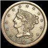 1854 Braided Hair Half Cent UNCIRCULATED