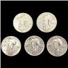 (5) Standing Liberty Quarters (1929), (2) 1929-S,