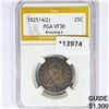 1825/4(2) Capped Bust Quarter PGA VF30 Browning 2
