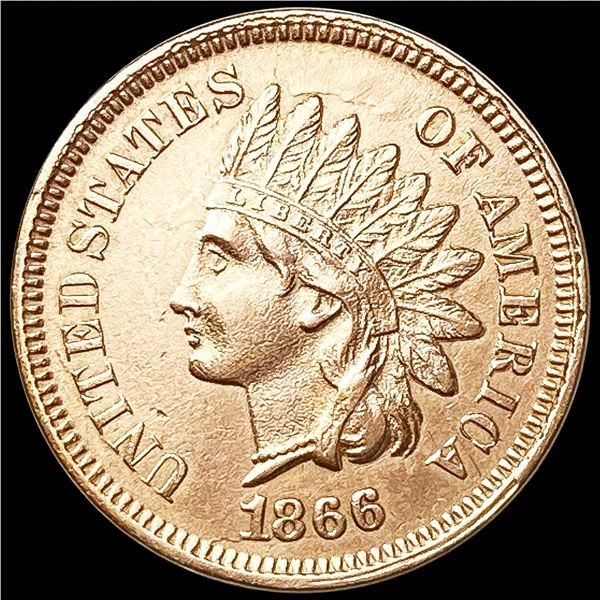 1866 RD Indian Head Cent UNCIRCULATED