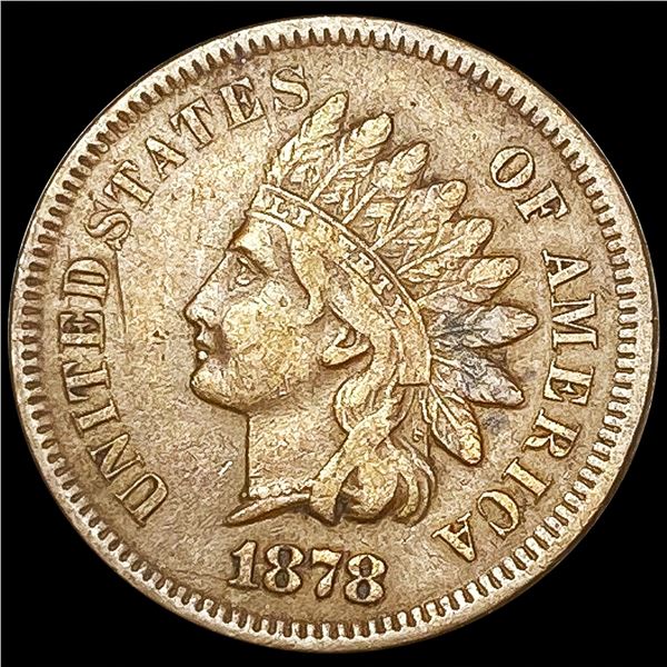 1878 Indian Head Cent NEARLY UNCIRCULATED