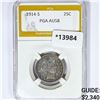 1914-S Barber Quarter PGA AU58